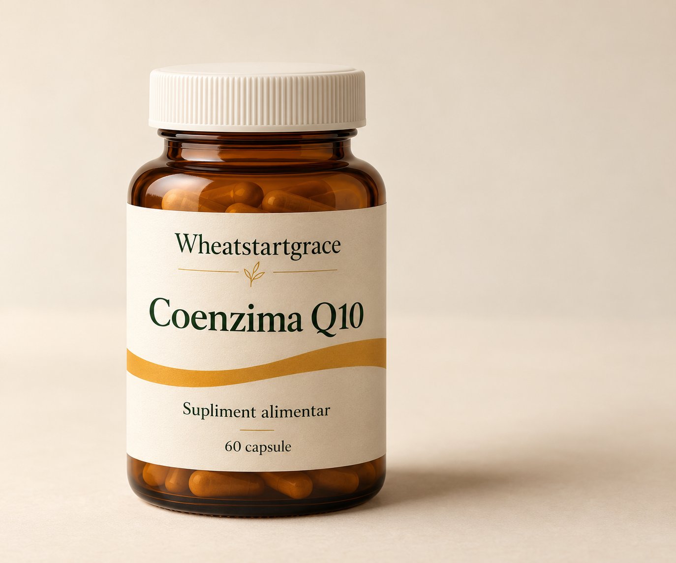 Wheatstartgrace — flacon Coenzima Q10, 60 capsule