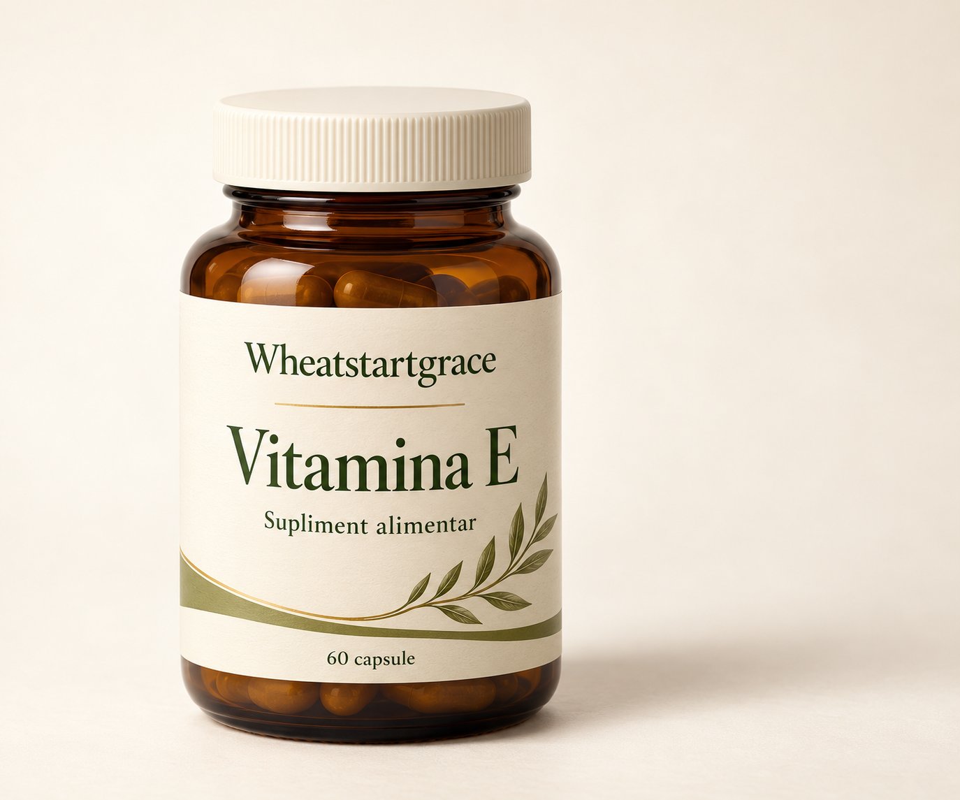Wheatstartgrace — flacon Vitamina E, 60 capsule